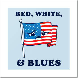 Red White And Blues Posters and Art